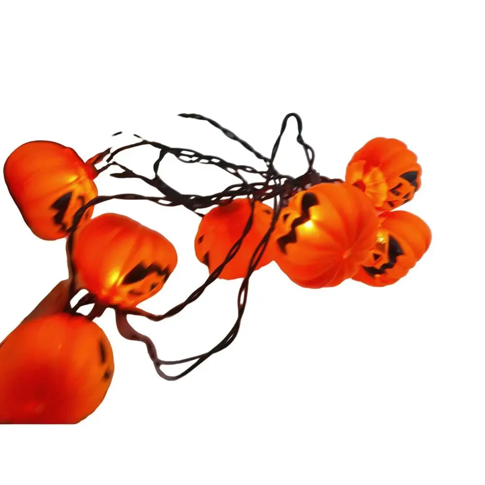 Halloween Pumpkin Blow Mold String Lights Set of 10